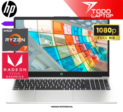HP 255 G10 B03E1LT RYZEN 7 7730U MEMORIA RAM 16 GB + DISCO SOLIDO 512 GB PANTALLA 15.6