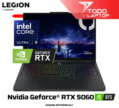 LENOVO LEGION 5 16IAX10 INTEL CORE ULTRA 9 275HX MEMORIA RAM 32GB + DISCO SOLIDO 1TB NVIDIA GEFORCE RTX 5060 (8GB) PANTALLA 16