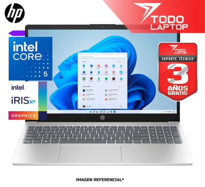 HP 15-FD0260LA INTEL CORE 5 120U GENERACION MEMORIA RAM 16 GB + DISCO SOLIDO 512 GB PANTALLA 15.6