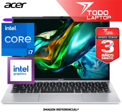 ACER ASPIRE LITE AL15-72P-7948 INTEL CORE I7 13620H MEMORIA RAM 16 GB + DISCO SOLIDO 512 GB PANTALLA 15.6