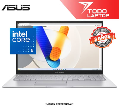 ASUS VIVOBOOK X1504VA-NJ686W INTEL CORE 5 120U MEMORIA RAM 16 GB + DISCO SOLIDO 1TB PANTALLA 15.6 PULGADAS FULL HD