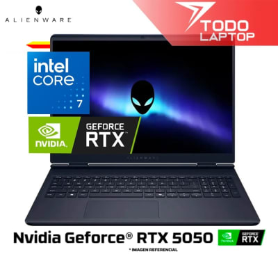 DELL ALIENWARE AURORA AC16250 INTEL CORE 7 240H MEMORIA RAM 16GB + DISCO SOLIDO 512GB NVIDIA GEFORCE RTX 5050 (8GB) PANTALLA  16