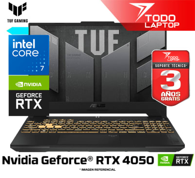 ASUS TUF A16 FX607VU-RL228 INTEL CORE 7 240H MEMORIA RAM 16GB + DISCO SOLIDO 1TB NVIDIA GEFORCE RTX 4050 (6GB) PANTALLA 16