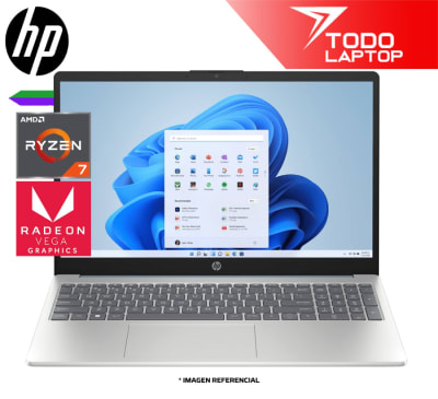 HP 15-FC0012LA RYZEN 7 7730U MEMORIA RAM 16 GB + DISCO SOLIDO 512 GB PANTALLA 15.6