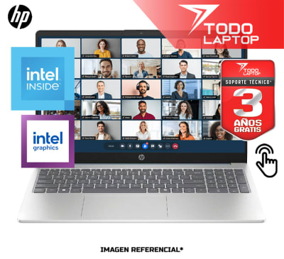 HP 15-FD0038DS INTEL N200 MEMORIA RAM 4GB + ALMACENAMIENTO 128GB PANTALLA TACTIL 15.6