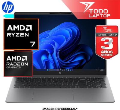 HP 200 G2A AMD RYZEN 7 250 MEMORIA RAM 16GB + DISCO SOLIDO 512GB PANTALLA 16