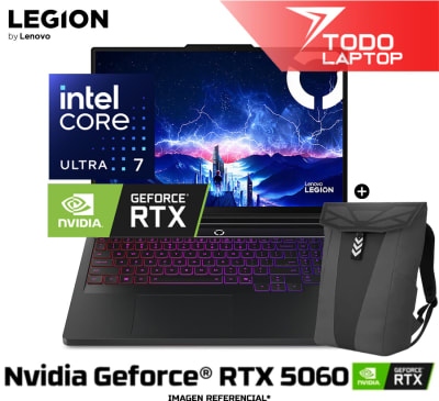 LENOVO LEGION 15IAX10 INTEL CORE ULTRA 7 255HX MEMORIA RAM 16GB + DISCO SOLIDO 1TB NVIDIA GEFORCE RTX 5060 (8 GB) PANTALLA 15.1