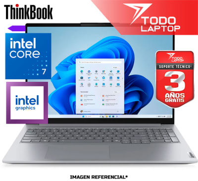 LENOVO THINKBOOK 16 G8 IAL INTEL CORE 7 240H MEMORIA RAM 16 GB + DISCO SOLIDO 1TB PANTALLA 16