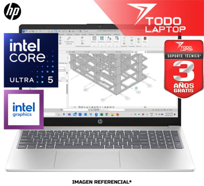HP 15-FD2361LA INTEL CORE ULTRA 5 225U MEMORIA RAM 16 GB + DISCO SOLIDO 512GB PANTALLA 15.6