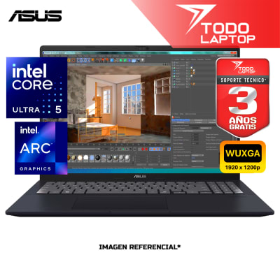 ASUS VIVOBOOK X1607CA-MB058 INTEL CORE ULTRA 5 225H MEMORIA RAM 16GB + DISCO SOLIDO 512GB PANTALLA 16