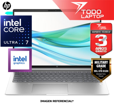 HP PROBOOK 4 G1I INTEL CORE ULTRA 7 255U MEMORIA RAM 16GB + DISCO SOLIDO 1TB PANTALLA 16