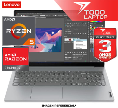 LENOVO V15 G4 AMN RYZEN 5 7520U MEMORIA RAM 8GB+ DISCO SOLIDO 256GB PANTALLA 15.6” FULL HD