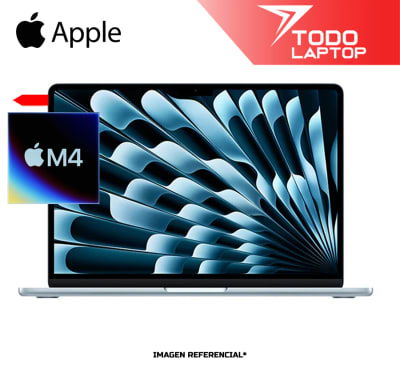 LAPTOP APPLE MACBOOK AIR 2025 MC6T4LL M4 MEMORIA RAM 16GB + DISCO SOLIDO 256GB PANTALLA 13.6