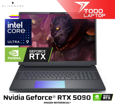 DELL ALIENWARE 18 LLA18250 9383BLU-PUS INTEL CORE ULTRA 9 275HX MEMORIA RAM 64 + DISCO SOLIDO 2TB NVIDIA GEFORCE RTX 5090 (24GB) PANTALLA 18