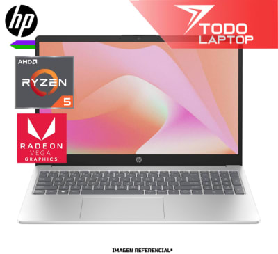 HP 15-FC0009LA RYZEN 5 7520U MEMORIA RAM 8 GB + DISCO SOLIDO 256 GB PANTALLA 15.6” FULL HD1