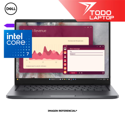 DELL PRO 14 YRM2025 INTEL CORE 7 250U MEMORIA RAM 16GB + DISCO SOLIDO 512GB PANTALLA 14 FHD1