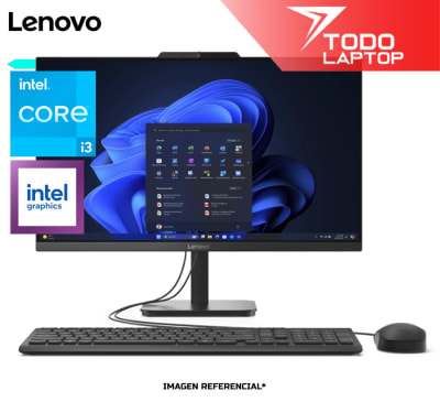 LENOVO V100 AIO INTEL CORE I3 N305 MEMORIA RAM 8GB + DISCO SOLIDO 512GB PANTALLA 23.8