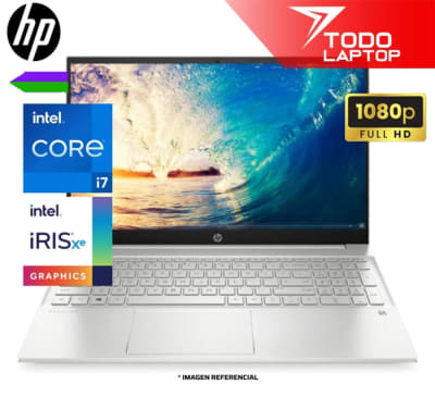 HP PAVILION 15-EG2506LA INTEL CORE I7 12AVA GENERACION MEMORIA RAM 12 GB + DISCO SOLIDO 512 GB PANTALLA 15.6