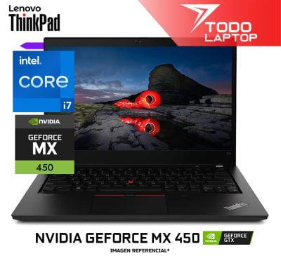 LENOVO THINKPAD T14 GEN 2 20W1S1PL00 INTEL CORE I7 1165G7 MEMORIA RAM 16GB + DISCO SOLIDO 512GB NVIDIA GEFORCE MX 450 2GB PANTALLA 14
