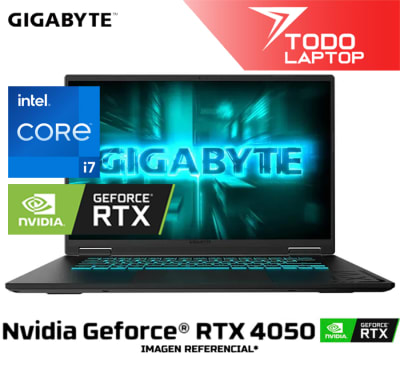 GIGABYTE A16 CMHI2US893SH INTEL CORE I7 13VA MEMORIA RAM 16GB + DISCO SOLIDO 512GB NVIDIA GEFORCE RTX 4050 PANTALLA 16