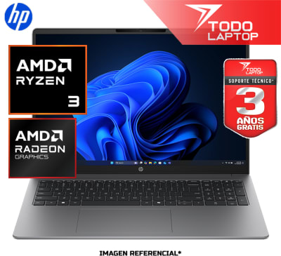 HP 200 G2A AMD RYZEN 3 210 MEMORIA RAM 8GB + DISCO SOLIDO 256GB PANTALLA 16