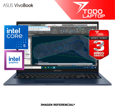 ASUS VIVOBOOK X1504VA-BQ4609 INTEL CORE 5 120U MEMORIA RAM 16GB + DISCO SOLIDO 512GB PANTALLA 15.6