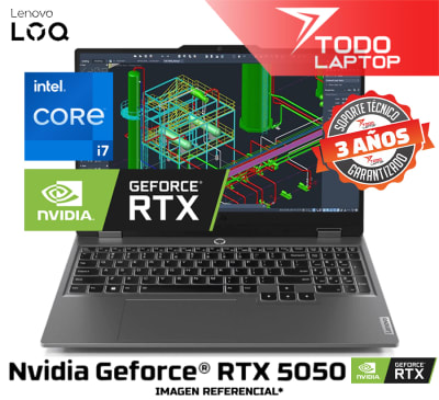 LENOVO LOQ IRX10 83JE00Q8LM INTEL CORE I7 13AVA GENERACION MEMORIA RAM 16 GB + DISCO SOLIDO 512 GB TARJETA DE VIDEO NVIDIA GEFORCE RTX 4050 (8 GB) PANTALLA 15.6