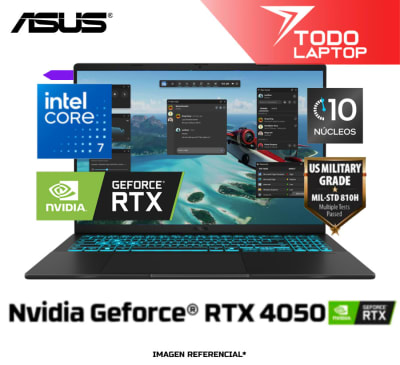 ASUS V16 V3607VU-RP036W INTEL CORE 7 240H MEMORIA RAM 16GB + DISCO SOLIDO 512GB NVIDIA GEFORCE RTX 4050 (6 GB) PANTALLA 16