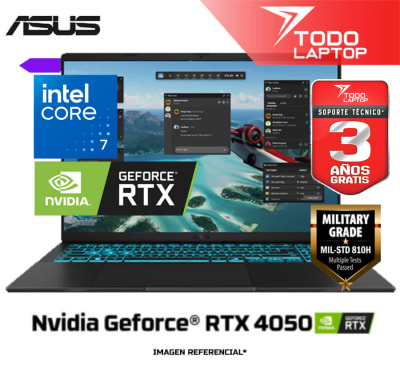 ASUS VIVOBOOK V16 V3607VU-RP036W INTEL CORE 7 240H MEMORIA RAM 16GB + DISCO SOLIDO 512GB NVIDIA GEFORCE RTX 4050 (6 GB) PANTALLA 16