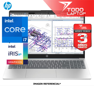 HP 15-FD0271LA INTEL CORE I7 13VA MEMORIA RAM 16GB + DISCO SOLIDO 512GB PANTALLA 15.6