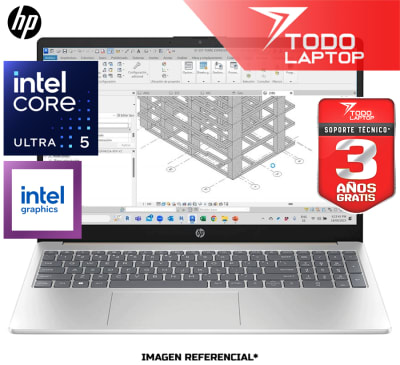 HP 15-FD2050 INTEL CORE ULTRA 5 225U MEMORIA RAM 8GB + DISCO SOLIDO 512GB PANTALLA 15.6