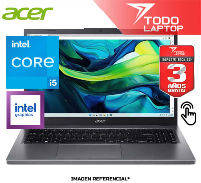 ACER ASPIRE 5 15 A515-58PT-59VW INTEL CORE i5 13420H MEMORIA RAM 8GB + DISCO SOLIDO 512GB PANTALLA 15.6