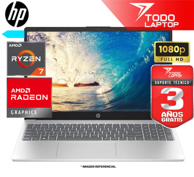 HP 15-FC0287LA RYZEN 7 7730U MEMORIA RAM 8 GB + DISCO SOLIDO 512GB PANTALLA 15.6