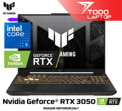 ASUS TUF F16 FX607VJB-RL209 INTEL CORE 5 210H MEMORIA RAM 8GB + DISCO SOLIDO 512GB NVIDIA GEFORCE RTX 3050 (6 GB) PANTALLA 16