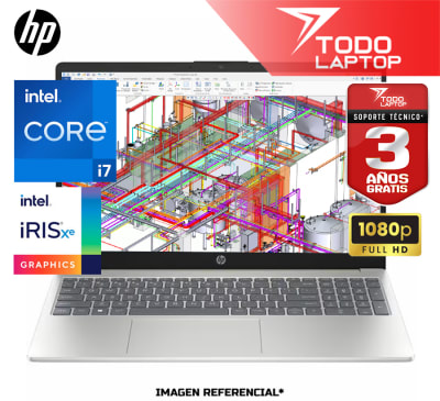 HP 15-FD0280LA INTEL CORE I7 13AVA MEMORIA RAM 16 GB + DISCO SOLIDO 1TB PANTALLA 15.6