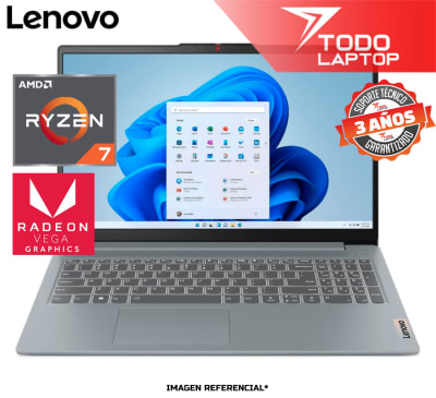 LENOVO IDEAPAD SLIM 3 15ABR8 AMD RYZEN 7 5825U MEMORIA RAM 16 GB + DISCO SOLIDO 1TB PANTALLA 15.6” FULL HD