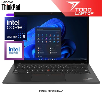 LENOVO THINKPAD T14 GEN 5 INTEL CORE ULTRA 5 135U MEMORIA RAM 16GB + DISCO SOLIDO 256GB PANTALLA 14