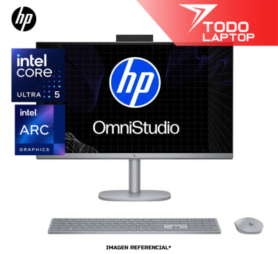 HP ALL IN ONE OMNISTUDIO X 27-CS0252LA INTEL CORE ULTRA 5 125H MEMORIA RAM 16GB + DISCO SOLIDO 1TB