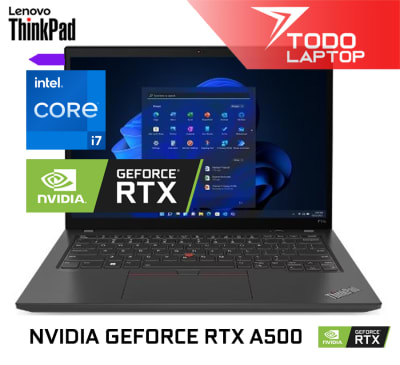 LENOVO THINKPAD P14S GEN 4 INTEL CORE I7 13VA MEMORIA RAM 16 GB + DISCO SOLIDO 512 GB NVIDIA GEFORCE RTX A500 (4GB) PANTALLA 14