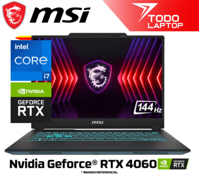 MSI CYBORG 14 A13VF-018US INTEL CORE I7 13AVA GENERACION MEMORIA RAM 16 GB + DISCO SOLIDO 512 GB VIDEO NVIDIA GEFORCE RTX 4060 (8 GB) PANTALLA 14