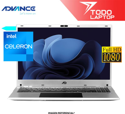ADVANCE NV9855 INTEL CELERON N4020 MEMORIA RAM 8GB + DISCO SOLIDO 256GB PANTALLA 15.6