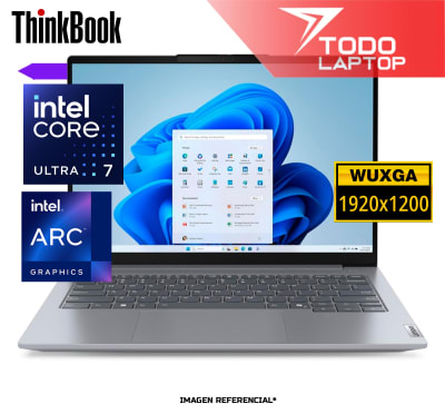 LENOVO THINKBOOK 14 14G7IML (21MR00CJLM) INTEL CORE ULTRA 7 155H MEMORIA RAM 16 GB + DISCO SOLIDO 1TB PANTALLA 14