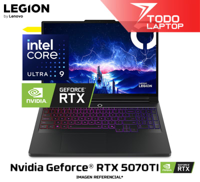 LENOVO LEGION 7 16IAX10H 83F5001BUS INTEL CORE ULTRA 9 275HX MEMORIA RAM 32GB + DISCO SOLIDO 2TB NVIDIA GEFORCE RTX 5070 TI1