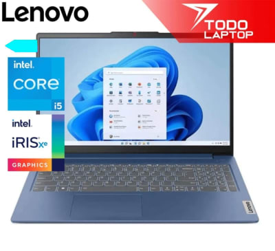 LENOVO IDEAPAD SLIM 3 15IAH8 INTEL CORE I5 12AVA MEMORIA RAM 8 GB + DISCO SOLIDO 512GB PANTALLA 15.6