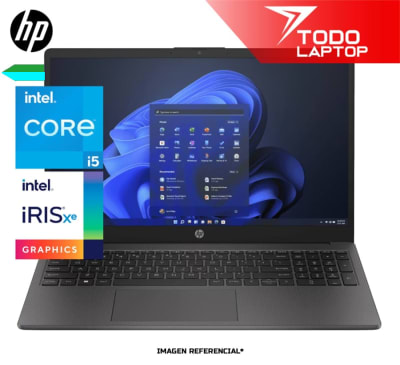HP 250 G10 INTEL CORE I5 13AVA GENERACION MEMORIA RAM 8 GB + DISCO SOLIDO 512 GB PANTALLA 15.6