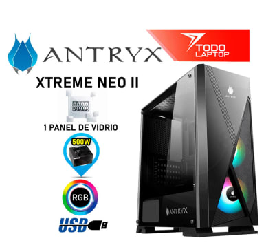 CASE ANTRYX XTREME NEO II F/B500W, VIDRIO TEMPLADO
