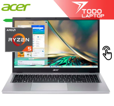 ACER ASPIRE 3 A315 24PT-R4YV RYZEN 5 7520U MEMORIA RAM 8 GB + DISCO SOLIDO 256 GB PANTALLA 15.6