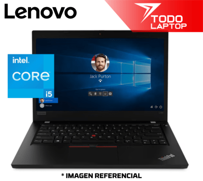 LENOVO THINKPAD L490 INTEL CORE I5 OCTAVA GENERACION MEMORIA RAM 8 GB + DISCO SOLIDO 256 GB PANTALLA 14 PULGADAS1