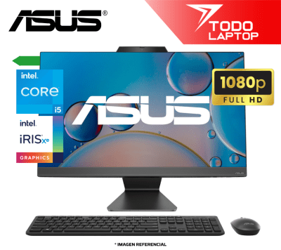 ASUS ALL IN ONE A3402WVAK-BPC0553W INTEL CORE I5 13AVA GENERACION MEMORIA RAM 8 GB + DISCO SOLIDO 512 GB PANTALLA 23.8