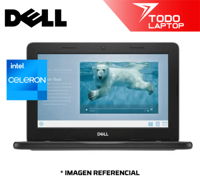 DELL CHROMEBOOK 3100 INTEL CELERON N4020 MEMORIA RAM 4 GB + DISCO 32 GB EMMC PANTALLA 11.6 PULGADAS